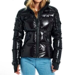 NWT-SAM Iconic Freestyle Down Jacket in Jet. Size: large